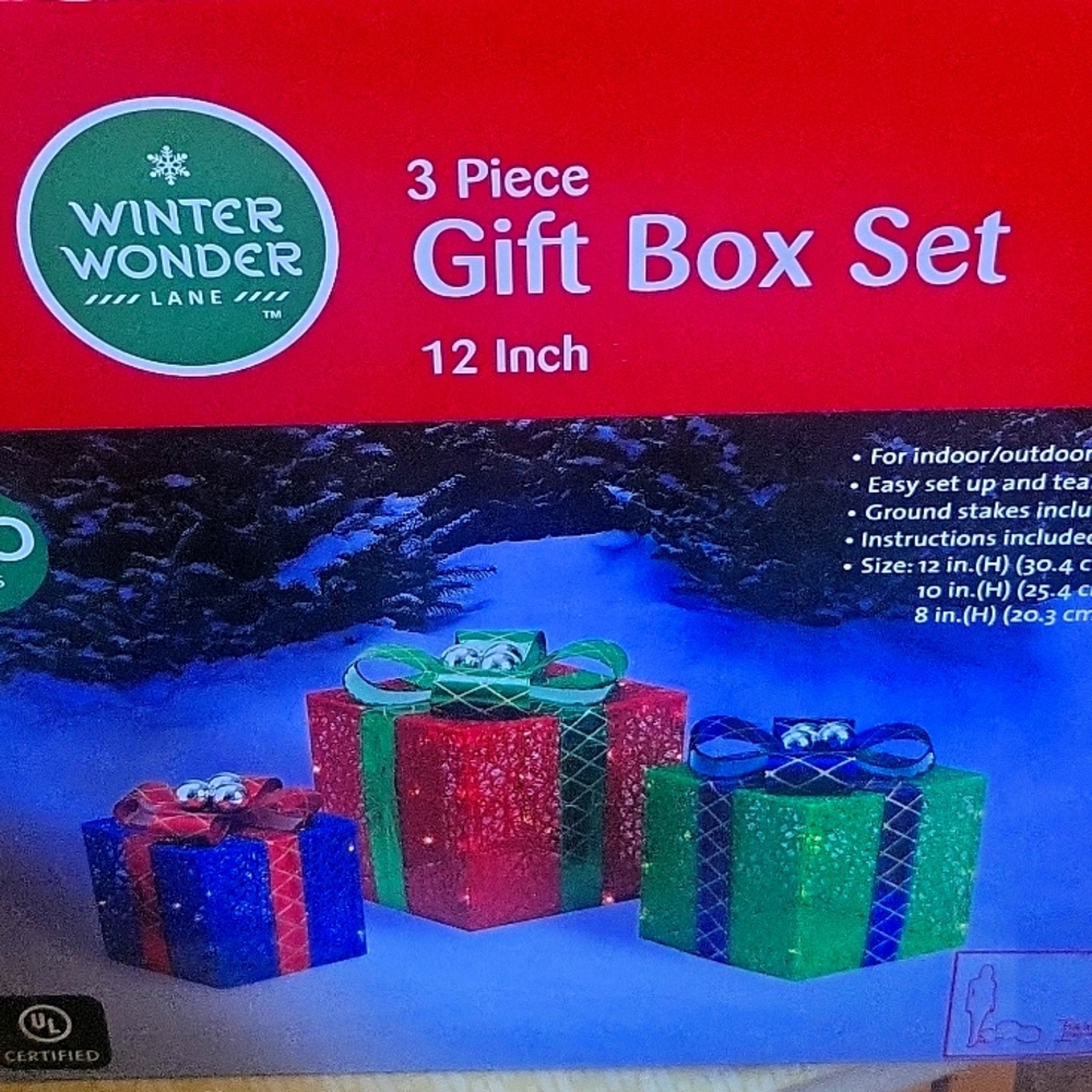 Christmas Lights Christmas Gift Box Set For Festive Decorations